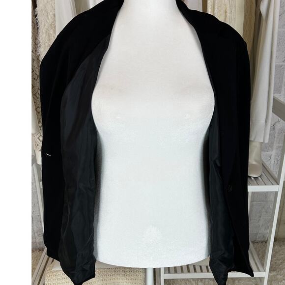 Rafealla Woman Women's Size 18W Black One Button Blazer Jacket #0351 - Picture 6 of 13